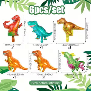 Mini Dinosaur Aluminum Foil Balloons