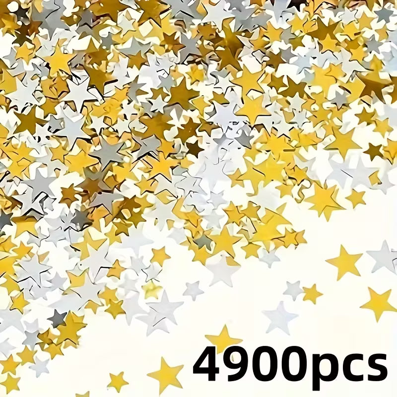 Glittery Star Confetti