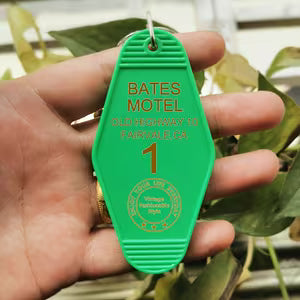 Green Bates Motel Keychain
