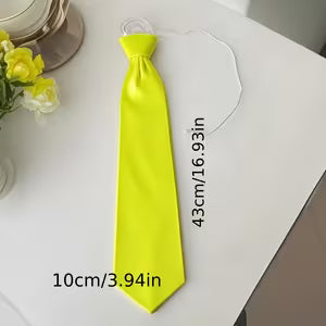 12 pcs Vibrant Neon Party PVC Plastic Ties