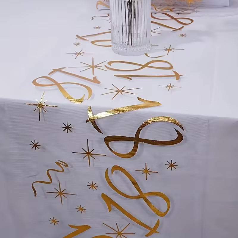 18th Table Runner Gold