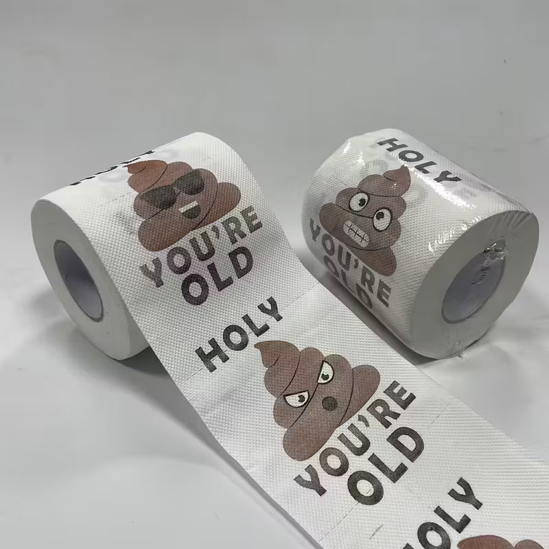 1 pc Funny Expression Party Toilet Paper Rolls
