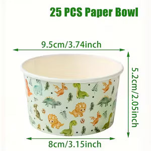 Dinosaur Paper Bowl