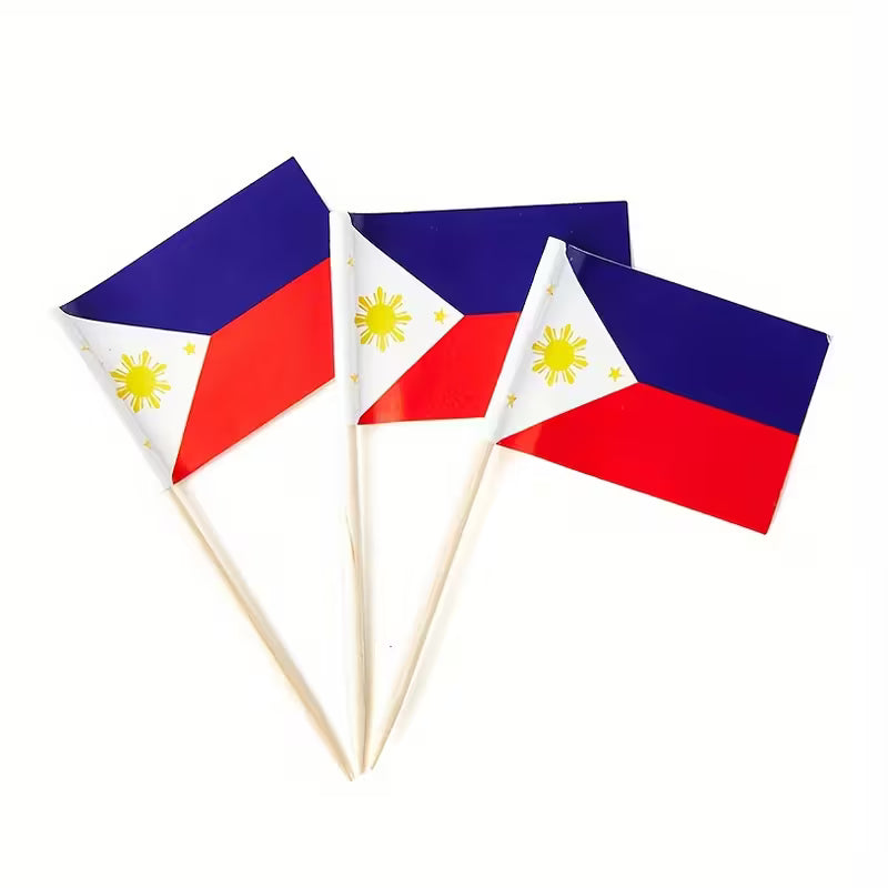 Philippine Flag Toothpicks