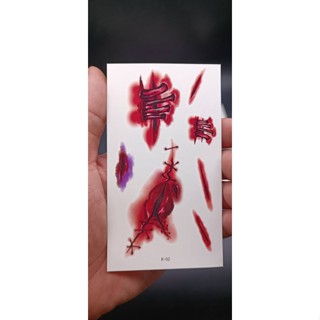 Temporary Scar tattoo Sticker