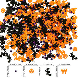 Halloween Party Table Scatter Confetti Style D