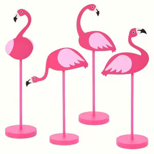 Flamingo Wooden Tall Standing Blocks