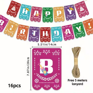 Mexican Theme Birthday Banner