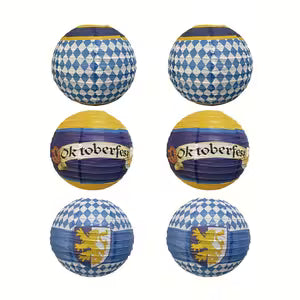 Oktoberfest Beer Festival Paper Lanterns