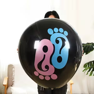 36-Inch Gender Reveal Latex Balloon (Foot Style)