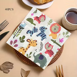 Animal Print Tissue Napkins