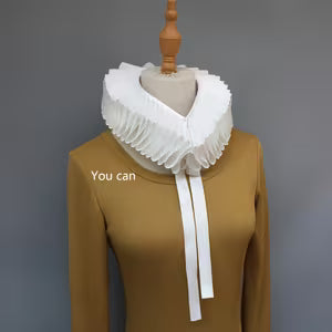 Women's Wrinkled False Collar