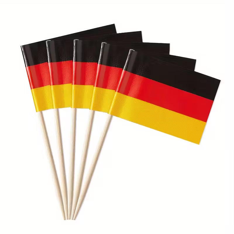 German Flag Toothpicks