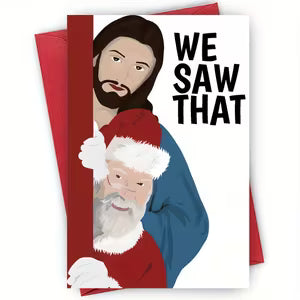 'We Saw That' Christmas Card