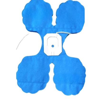 Four-Leaf Clover Garland - Neon Blue