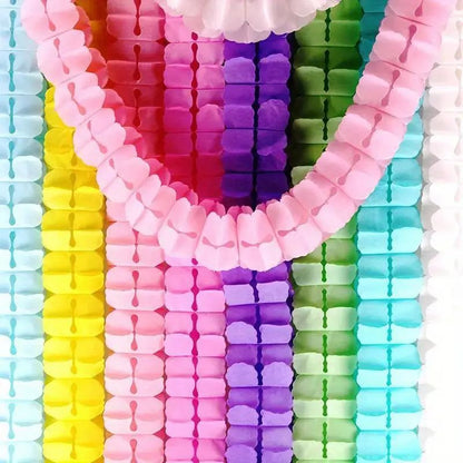 Four-Leaf Clover Garland  - Neon Pink