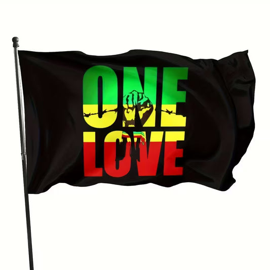 Reggae One Love Flag Style 2