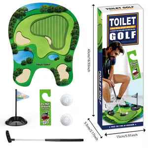 Toilet Golf Game-Practice Mini Golf