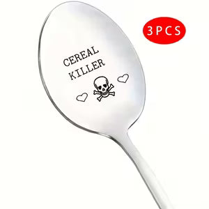 Cereal Killer - Engraved Stainless Steel Spoon