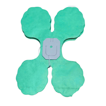 Four-Leaf Clover Garland - Bright Blue