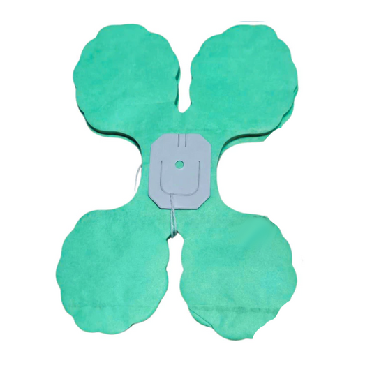 Four-Leaf Clover Garland - Bright Blue