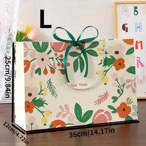 Floral Leaf & Flower Gift Bags