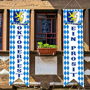 Bavarian Check Flag Porch