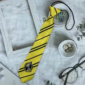 Harry Potter Hufflepuff Tie Yellow