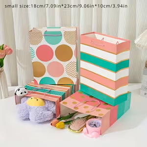Polka Dot and Stripe Gift Bags