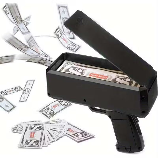 Money Spray Gun Cash Shower Party Prop