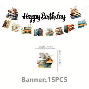Vintage Library Party Decorations