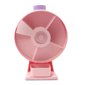 Candy Dispenser with Rotating Spinning Top (Pink)