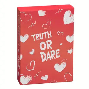TRUTH OR DARE Drinking Game Set - Red
