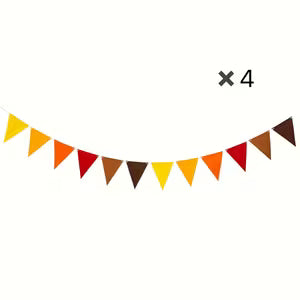 Autumn Harvest Triangle Flag Bunting
