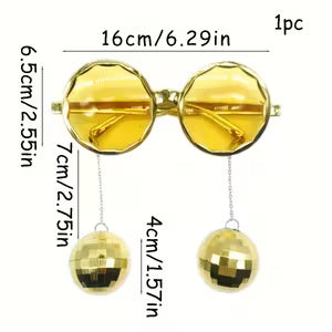 Shiny Hanging Disco Ball Glasses
