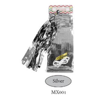 Metallic Tassel Garland (Silver Shadow)