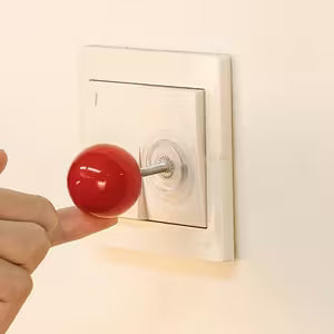 Red Rocker Switch