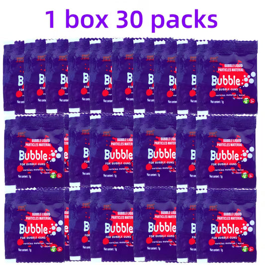 1 Box/10 Packs/30 Packs Bubble Gun Concentrated Granules