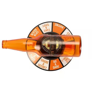Rotating Wine Bottle Turntable Party Set