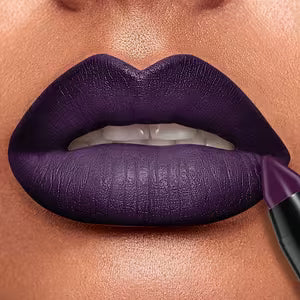 Vibrant Purple Lipstick & Lip Liner
