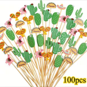 Mexican Fiesta Cupcake Toppers