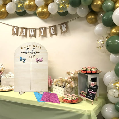 Gender Reveal Voting Board