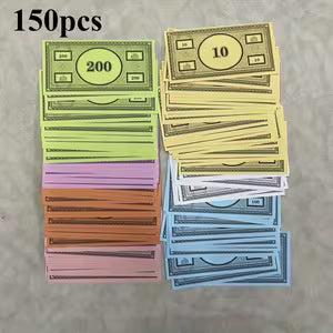 Paper Money Ideal for Board Games