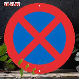 Round Metal Design - Unique Stop Sign
