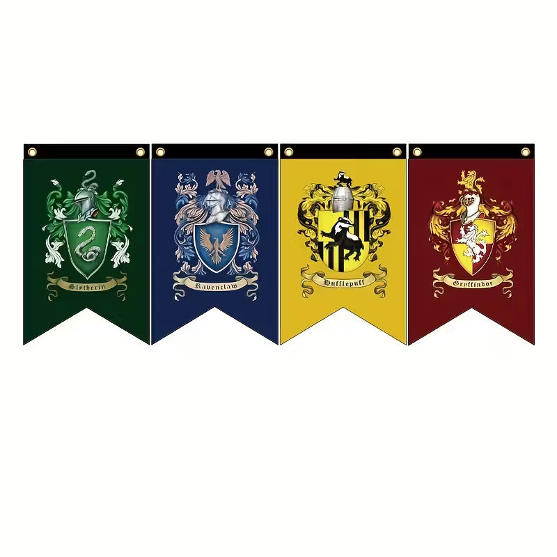 Hogwarts School of Witchcraft Flag – Harry Potter Inspired Banner