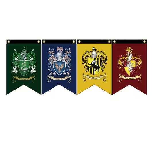 Hogwarts School of Witchcraft Flag – Harry Potter Inspired Banner