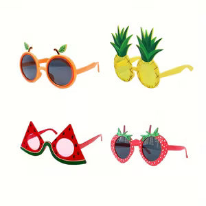 Hawaiian Tropical Fruit Themed Party Glasses Set