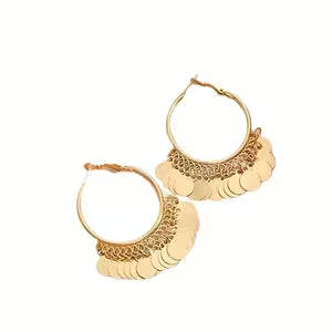 Vintage Elegant Hoop Earrings