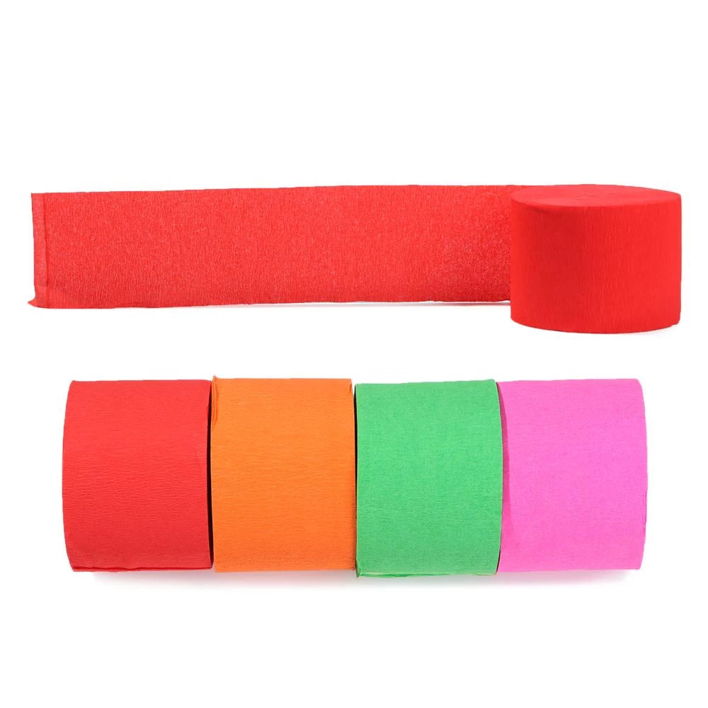 Crepe Paper Streamer Roll - 4.5cm x 25m