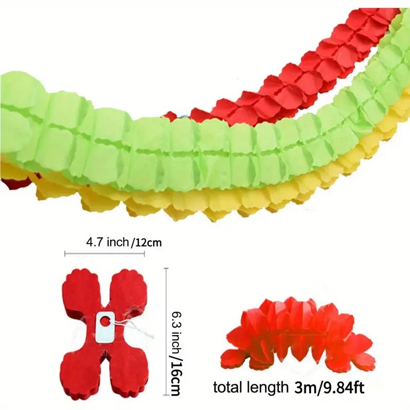 Four-Leaf Clover Garland  - Neon Pink